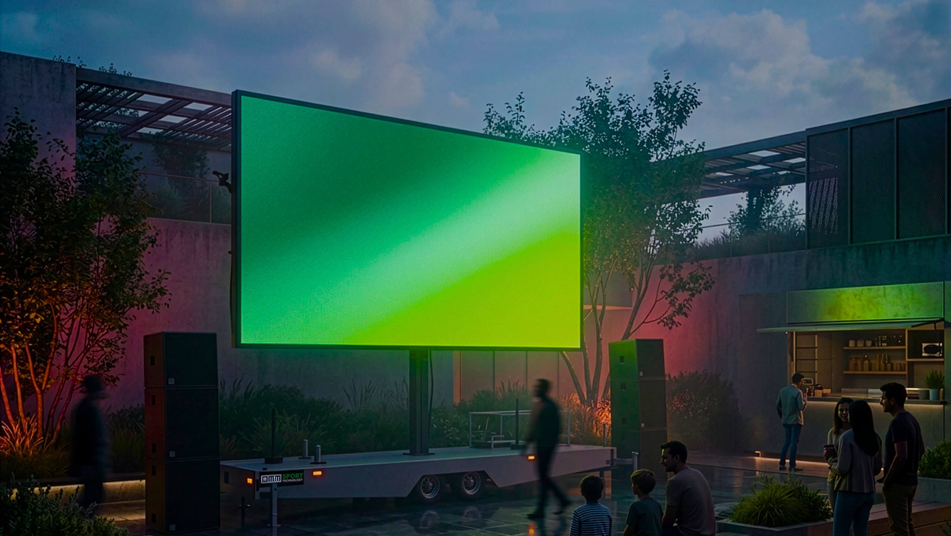 Vermietung mobiler LED-Bildschierme
